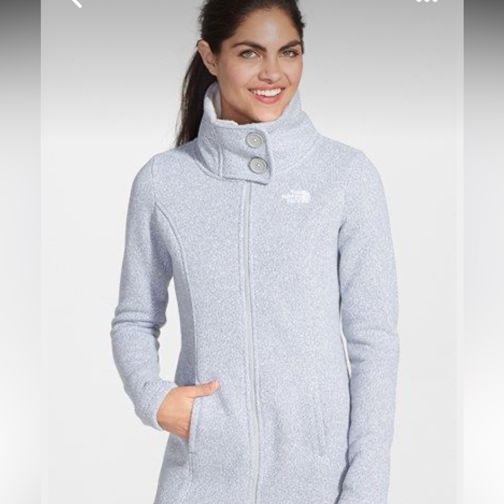 North Face Lunabrook Sweater/Fleece Coat